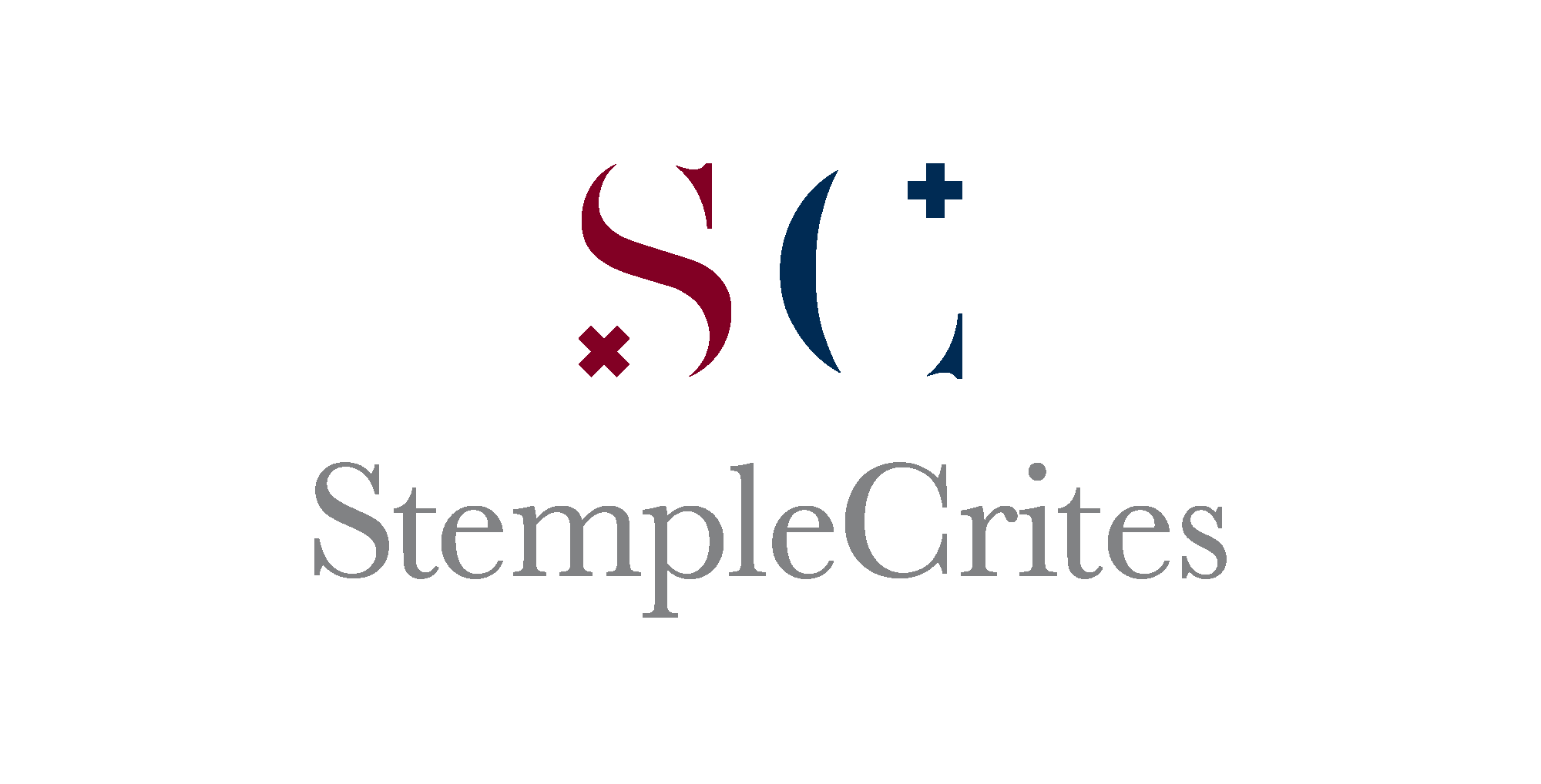 Stemple Crites Logo. S and C letters above text.